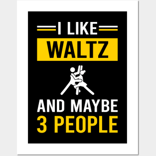 3 People Waltz Posters and Art